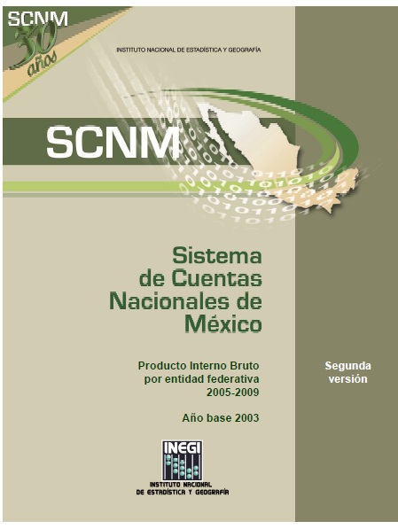 Portada de Sistema de cuentas nacionales de México